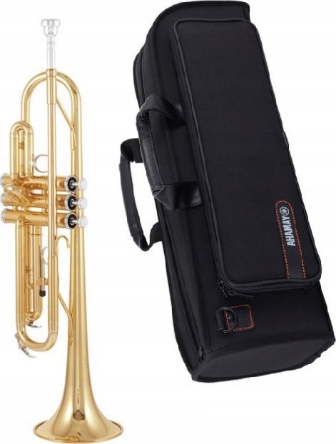 Yamaha Trąbka YTR-2330 Bb Mosiądz Złoty Lakier Torba w Zestawie