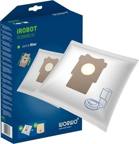 Worek do odkurzacza Worwo 12x WORKI do iRobot Roomba i3+ i4+ i7+ j7+ s9+ WORWO ROBMB01K