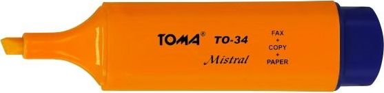 Toma Zakreślacz Mistral pomarańczowy (10szt) TOMA