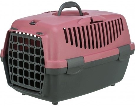 Trixie Transporter Capri 1, dla psa, XS: 32 × 31 × 48 cm, ciemnoszaro-antyczny róż