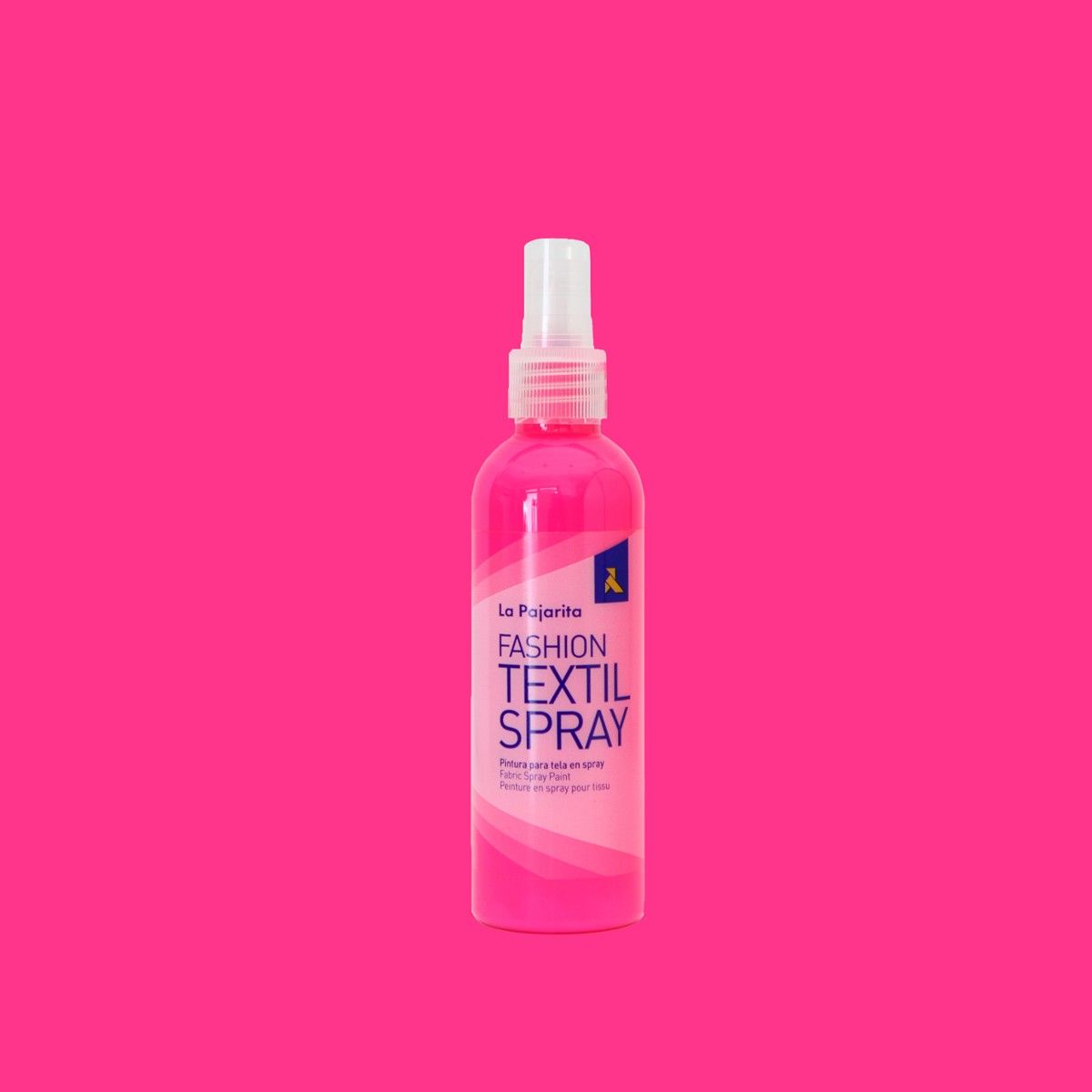La Pajarita Farba do Tkanin Spray 100 ml Fluo Różowy