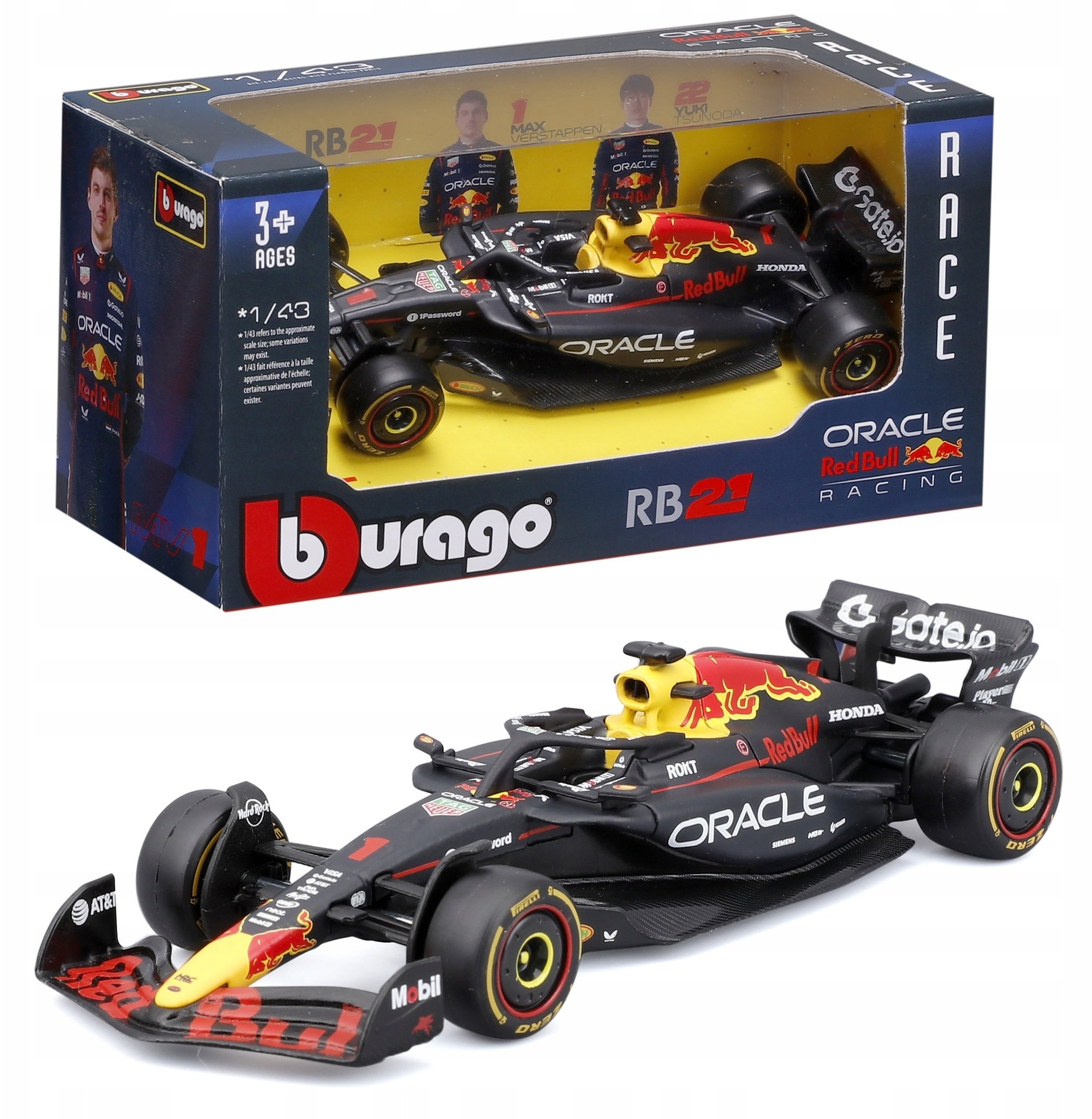 BBU 1:43 Formula Oracle RB21 M.Varstappen 38233_1