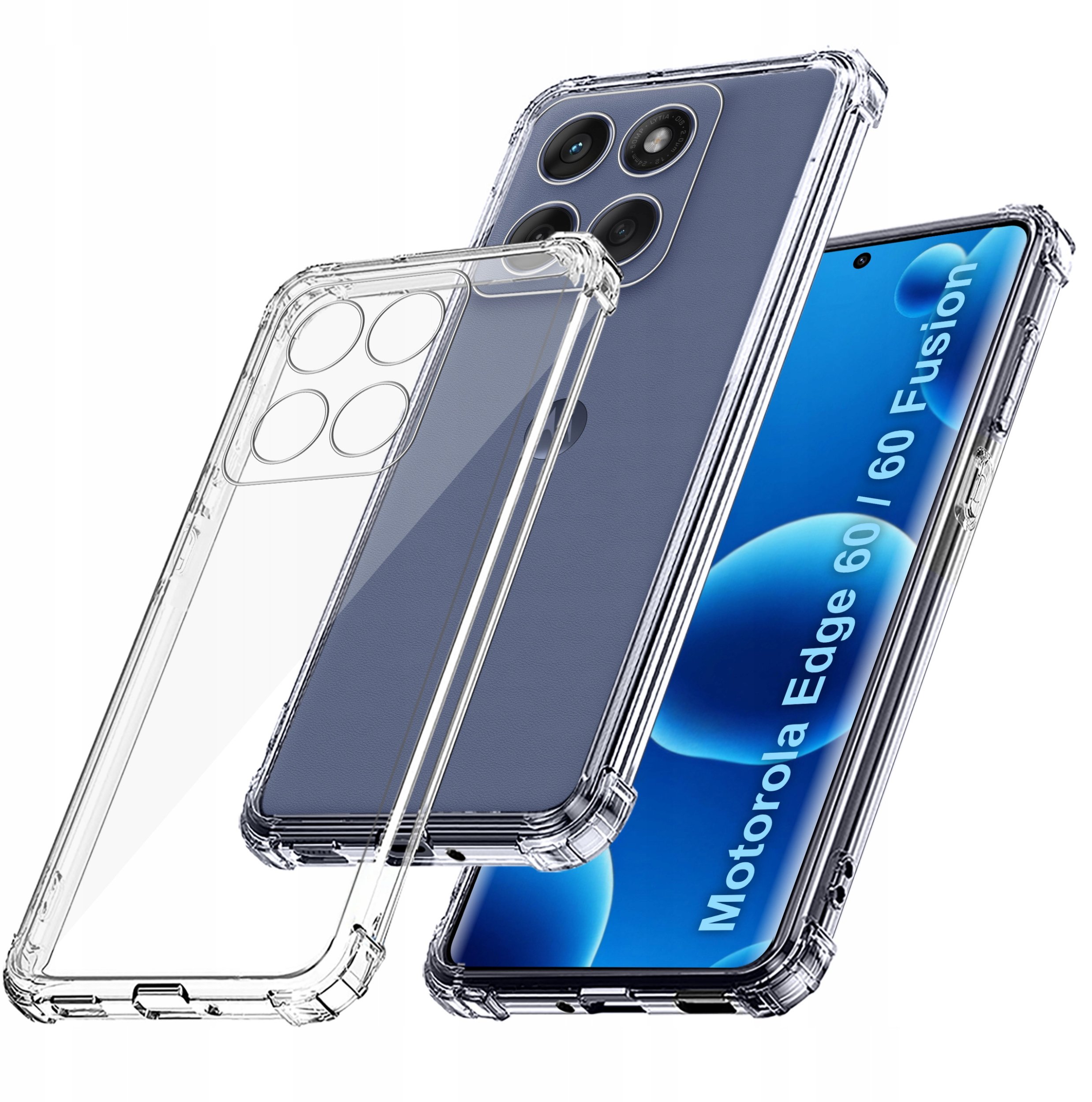 krainaGSM Etui do Motorola Edge 60 | 60 Fusion PANCERNE CASE SILICON GUMOWE