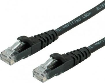Value VALUE PatchCord UTP Kat.6a czarny 1m