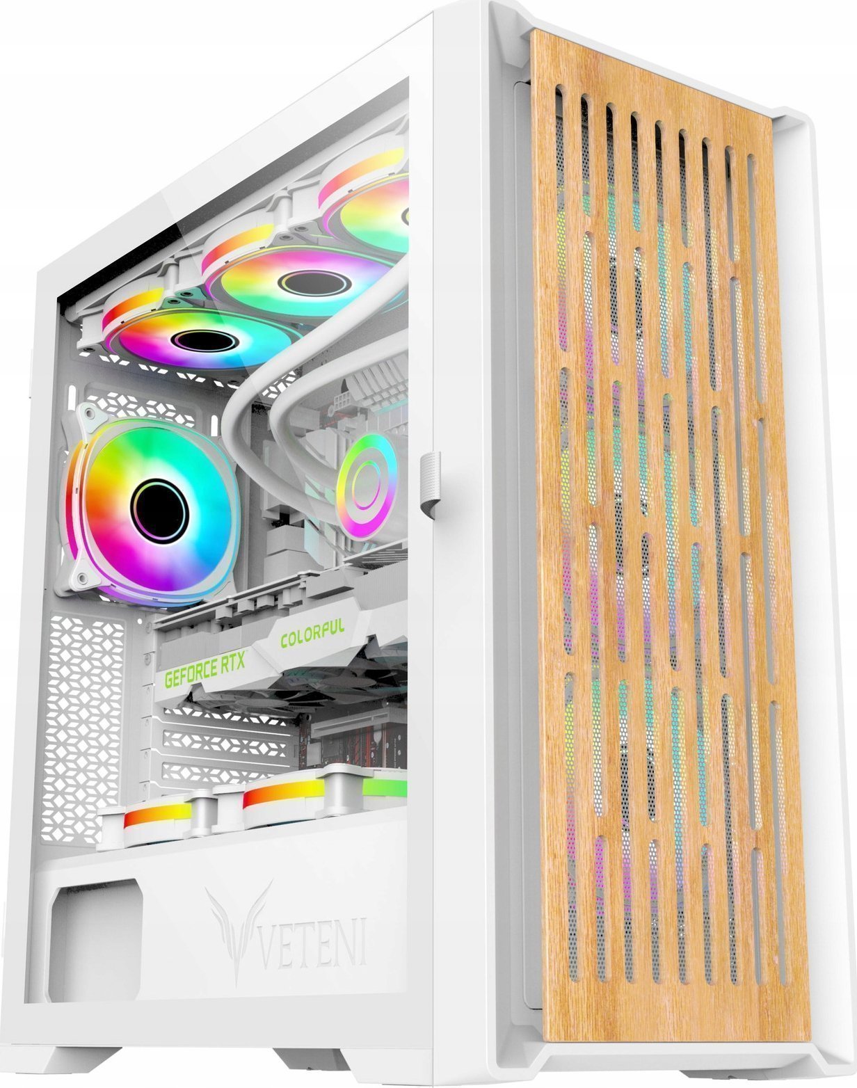 Zdjęcia - Komputer stacjonarny Komputer Game X G700 White, Ryzen 7 5800X3D, 32 GB, RTX 4070 Ti, 1 TB M.2