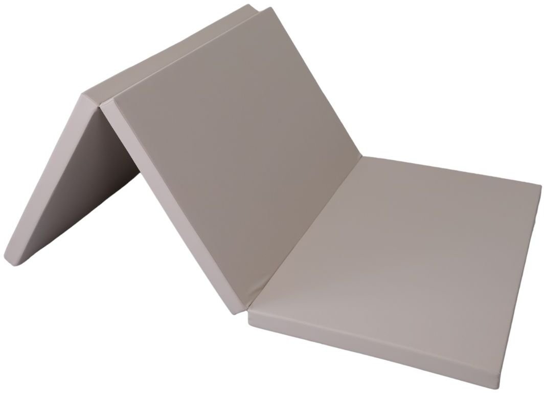 Interplastic materac gimnastyczny Satellite 180x100x5 cm trzyczęściowy - beżowy