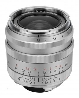 Obiektyw Voigtlander Obiektyw Nokton I Vintage Line 28 mm f/1,5 do Leica M - srebrny