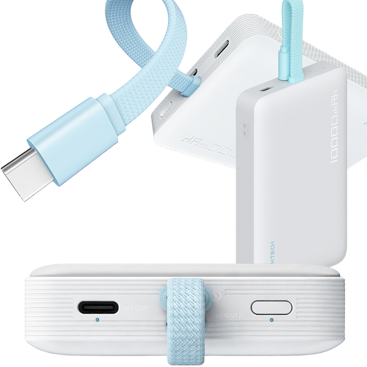 Powerbank Cuktech Powerbank Cuktech CP132ML 10000 mAh magnetyczny - biały