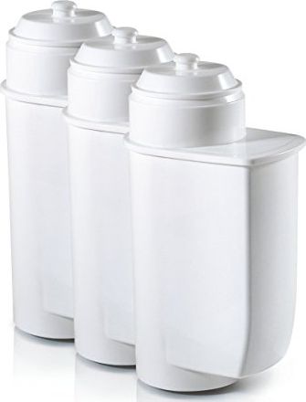Bosch Filtr do wody TCZ7033 Brita Intenza (3 szt. Odkamieniacz, redukuje zapach i substancje zaburzające smak, do serii Vero iw pełni automatycznych)