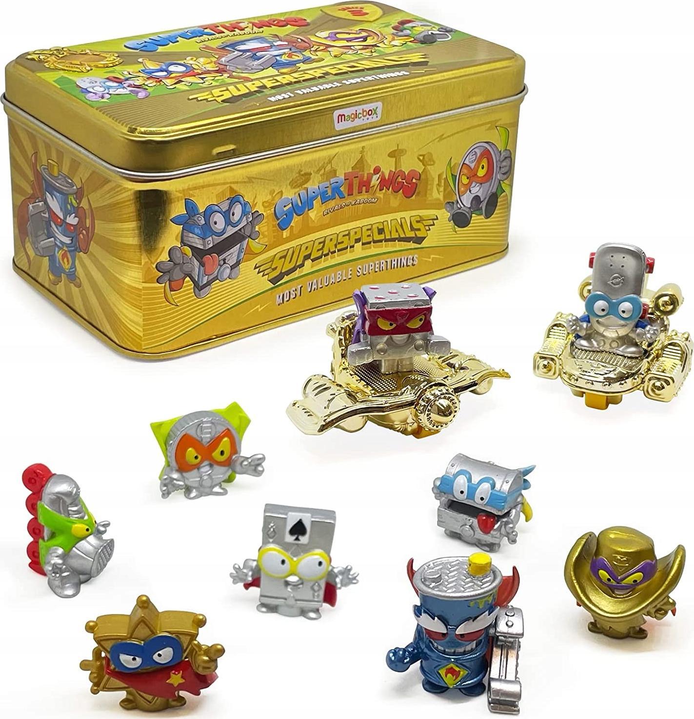 Figurka Magic Box Super Zings Things golden can 9 figurek seria 3