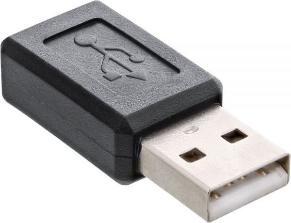 Фото - Кардридер / USB-хаб InLine Adapter USB  microUSB - USB Czarny  (31612)