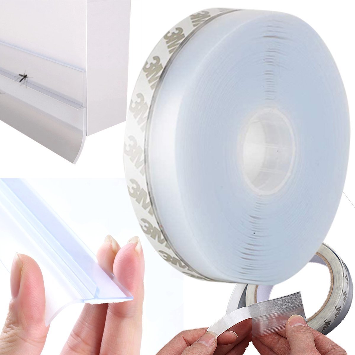 Heckermann Samoprzylepna uszczelka do okien / drzwi Heckermann 45mm