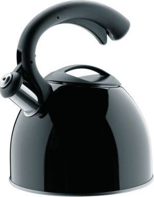 Cilio Czajnik Cilio Count z gwizdkiem, 2,5 l, śred. 19,5x25 cm, czarny