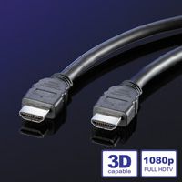 Zdjęcia - Kabel Roline   HDMI - HDMI 15m czarny  (11.04.5577)