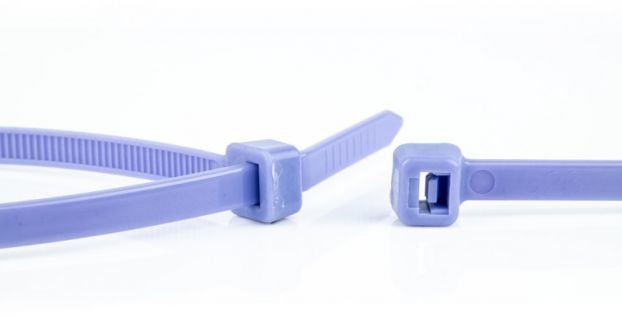 Stabilus WKK Złączki kablowe z tworzywa sztucznego Fioletowy 100x2,5mm 100 St.