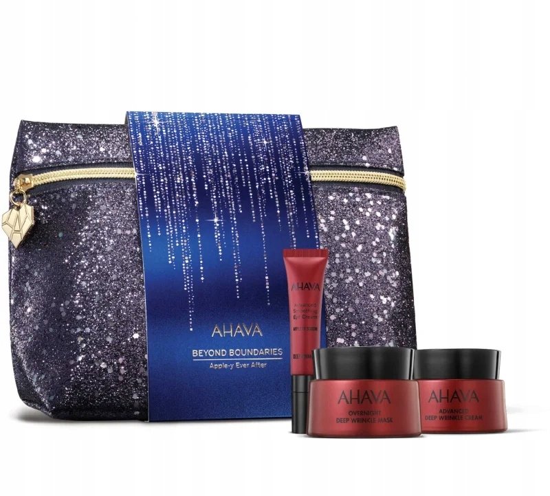 Apple-y Ever After Set Ahava: AOS Advanced Deep Wrinkle, Anti-Aging, Cream, For Face, 50 ml + Apple Of Sodom, Anti-Wrinkle, Night Sleeping Mask, 50 ml