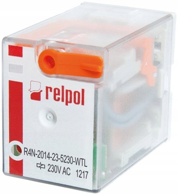 Relpol Przekaźnik przemysłowy 4P 230V AC AgNi R4N-2014-23-5230-WTL A00004