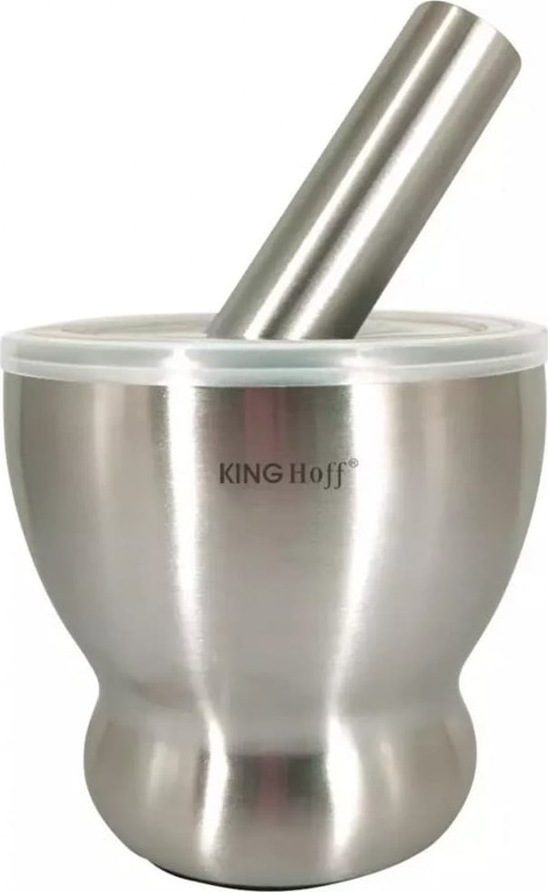 KingHoff MOŹDZIERZ STALOWY Z POKRYWĄ KINGHOFF KH-1661