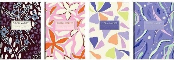 Brulion A5/96K kratka Floradelic (5szt) TOP2000