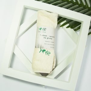 Yeye Turban - ręcznik na głowę 100% bawełna Ecru