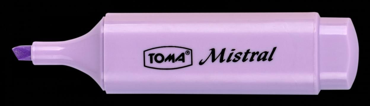 Toma Zakreślacz Mistral Pastel fioletowy (10szt) TOMA