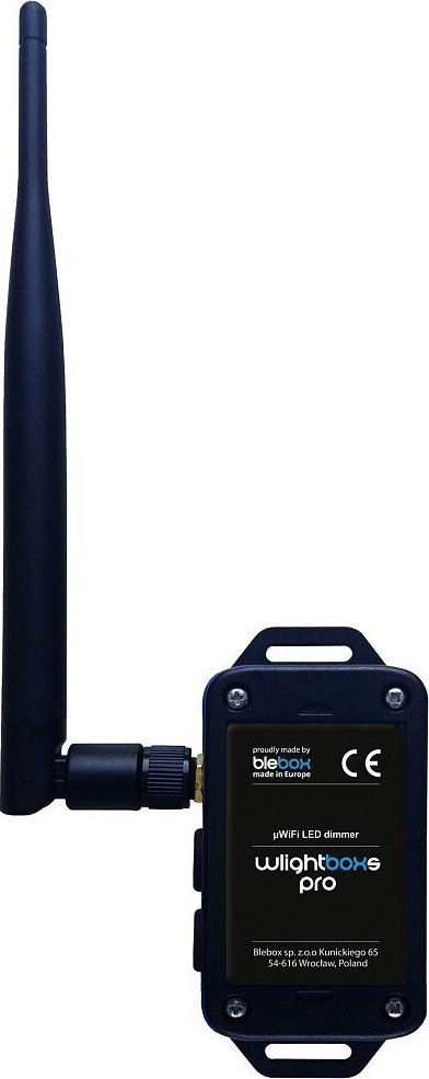 Blebox BLEBOX wlightboxS pro - SCIEMNIACZ LED 12 - 24V DC Z ZEWNETRZNA ANTENA