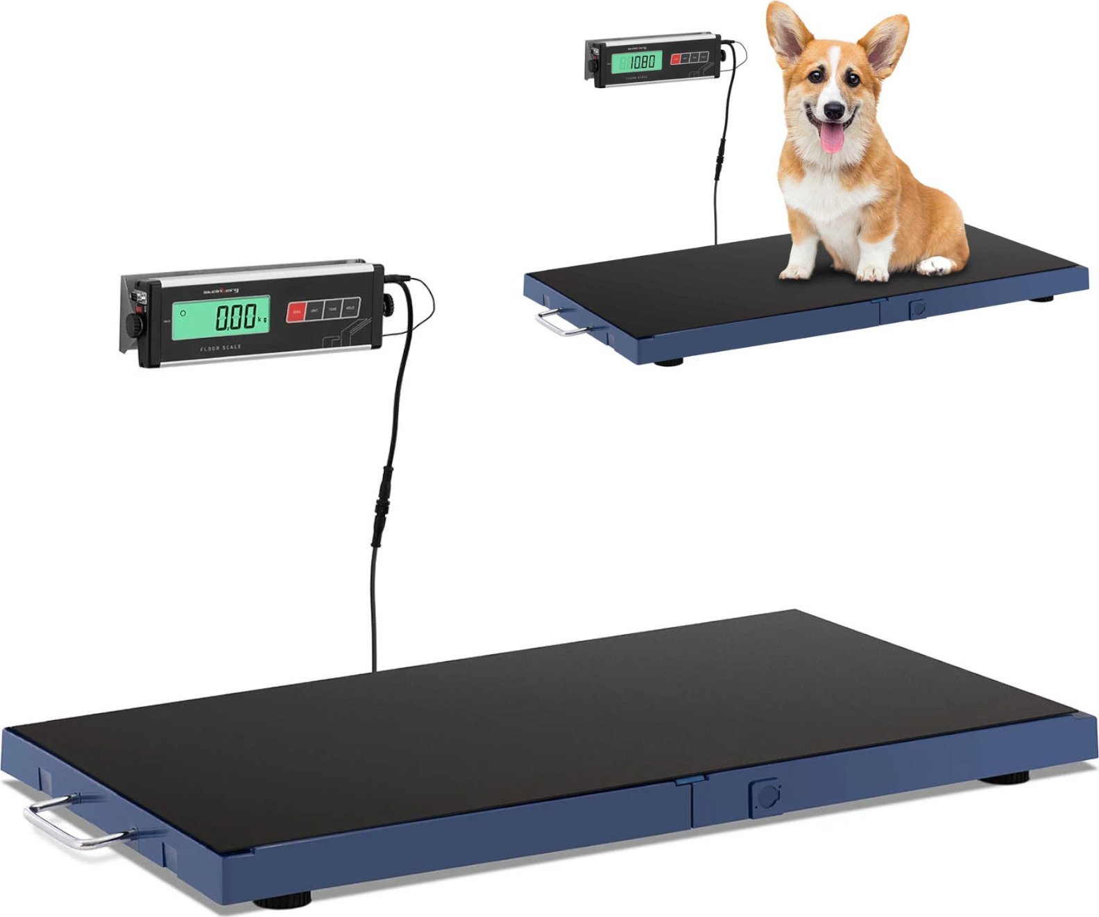 Steinberg Waga platformowa weterynaryjna dla zwierząt 96.5 x 51 cm 180 kg / 50 g Waga platformowa we...