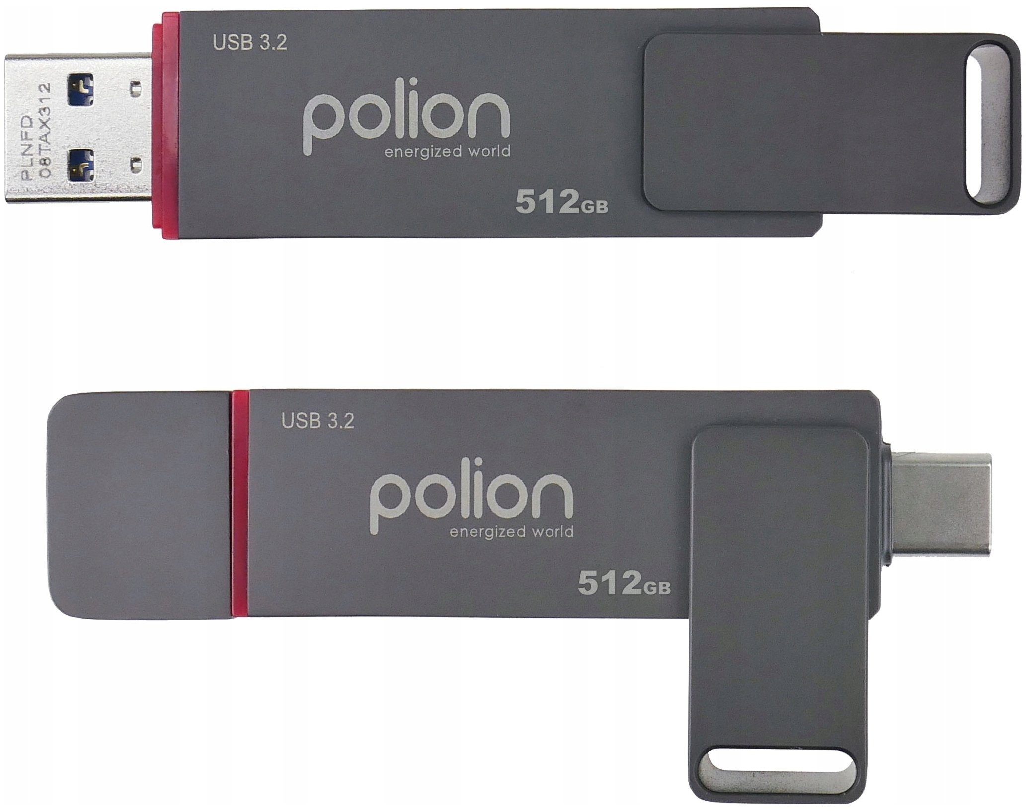 Pendrive 512GB USB-C USB-A ultra szybki 530/500 MB/s odczyt/zapis