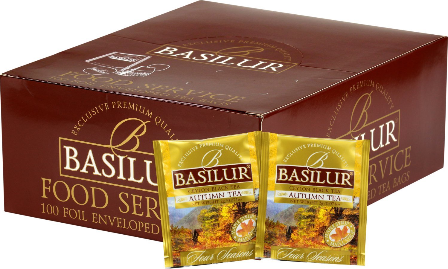 Basilur AUTUMN TEA herbata czarna KLONOWA 100 szt.