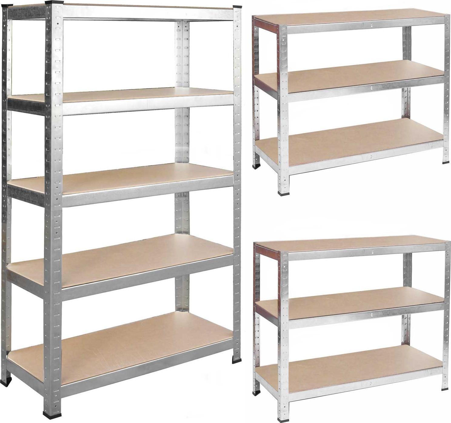 Humberg Regał metalowy magazynowy 150 x 75 x 30 cm Humberg 4840
