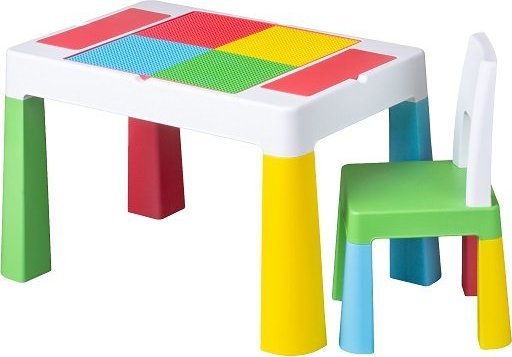 Фото - Дитячі меблі Tega Multifun Multifun zestaw mebli dzieciĘcych stolik + krzeseŁko multicolor 