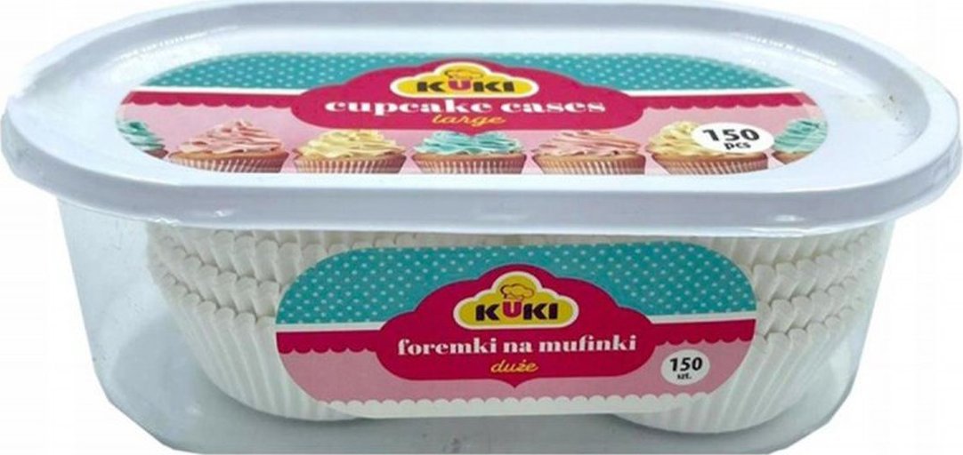 Tadar Kuki Foremki Papierowe do Mufinek 150 szt.