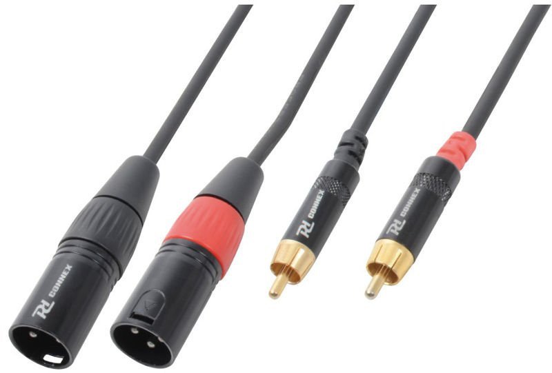 Kabel PD Connex Kabel CX66-1 2x XLR(m) - 2x RCA - 1.5m one size