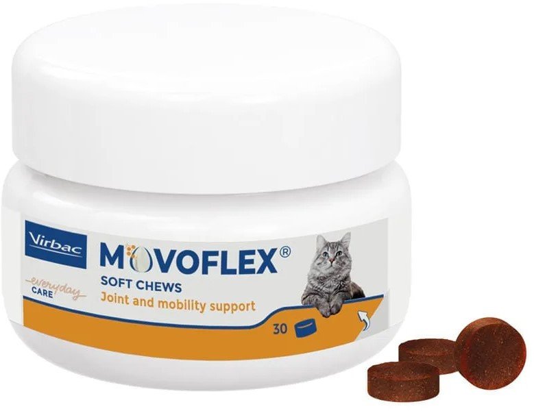 VIRBAC Movoflex krokiety na stawy dla kotów 30 krokietów