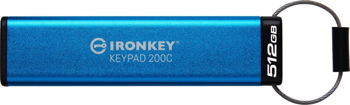 Pendrive Kingston IronKey Keypad 200, 512 GB (IKKP200C/512GB)