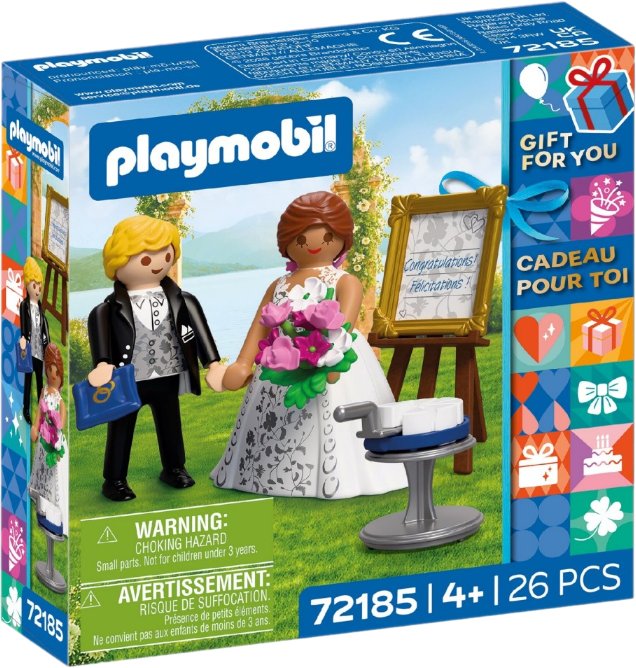 Playmobil Ślub Zestaw prezentowy 72185 - Klocki konstrukcyjne