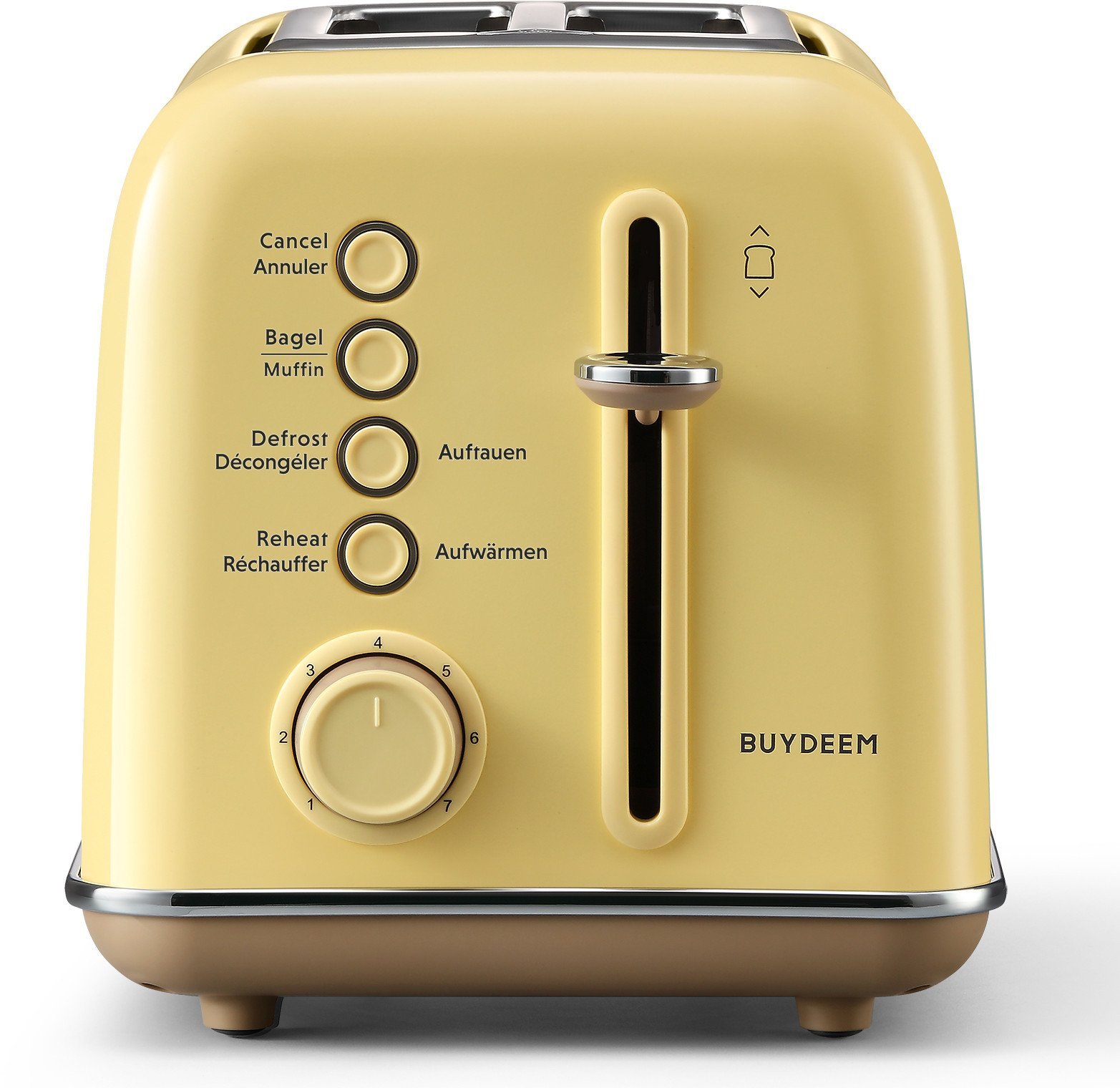 Toster Mellow Yellow BUYDEEM Toster na 2 kromki, model DT620E, kolor , EU