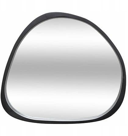 Atmosphera Lustro ścienne WAYNE w czarnej ramie 56,5 x 63 cm