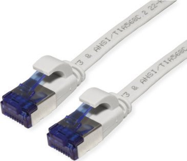 Triton Kabel krosowy VALUE FTP, kat. 6A (klasa EA), bardzo płaski, szary, 0,5 m