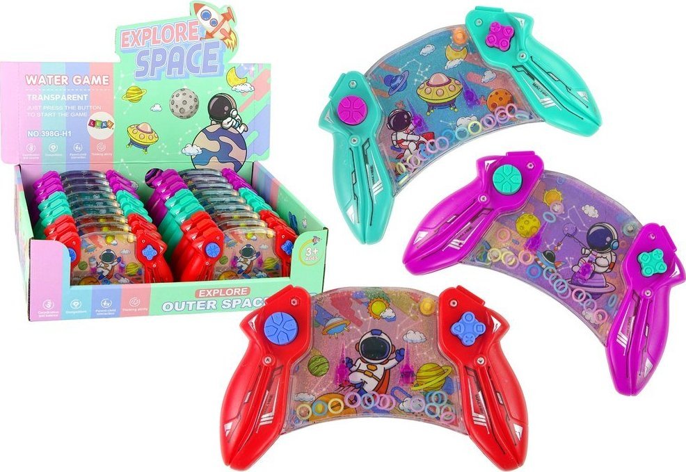 LeanToys Gra Wodna Zręcznościowa Joystick Kosmos 3 Kolory