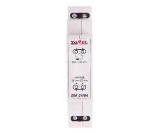 Zamel Zasilacz impulsowy 230VAC/24VDC 0,4A ZIM-24/04 EXT10000162