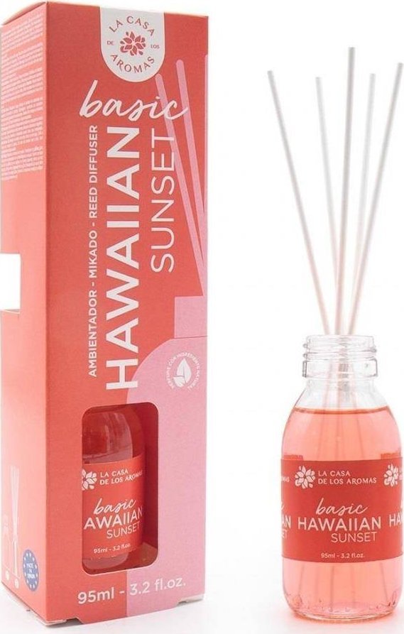 Dyfuzor zapachowy La Casa de los Aromas Basic patyczki zapachowe Hawaiian Sunset 95ml