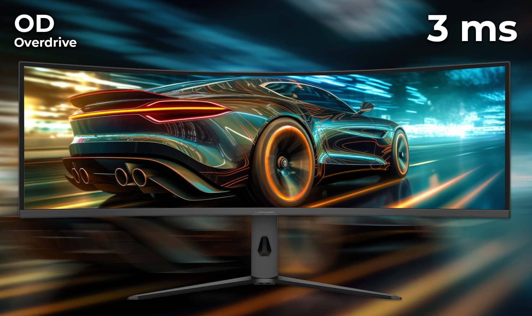 Monitor LC-Power 124,46cm (49") LC-M49QCK Curved VA+DP+2xHDMI