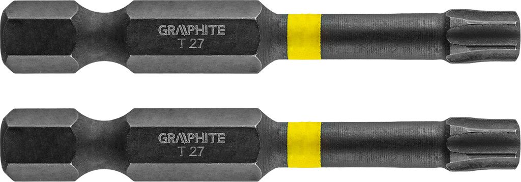 Graphite Końcówka wkrętakowa (Bity udarowe TX27 x 50 mm, 2 szt.)