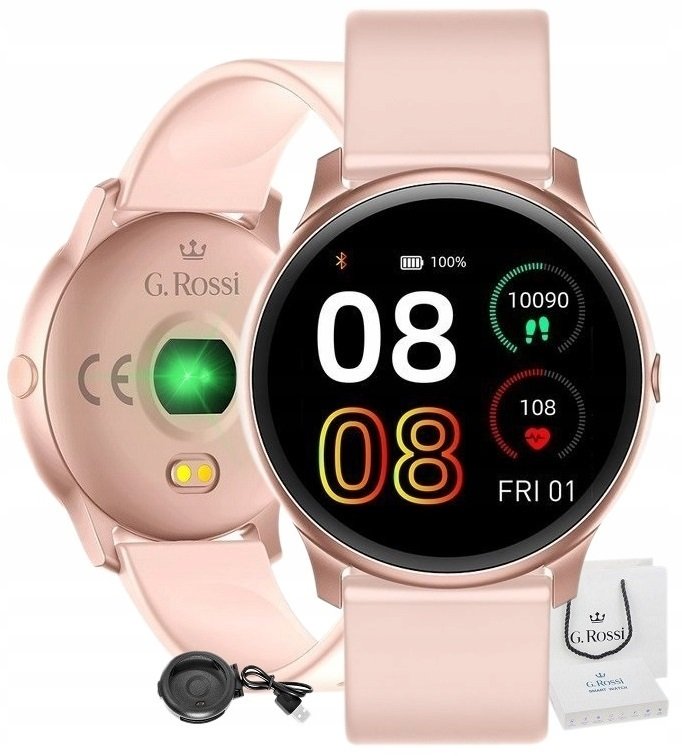 Smartwatch SMARTWATCH DAMSKI G. ROSSI CIŚNIENIE SMS + GRAWER