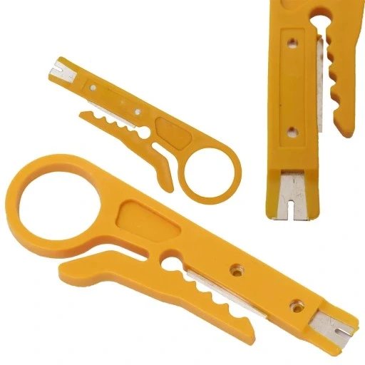 Ściągacz Izolacji Szczypce do Skracania Przewodów UTP/STP Techrebal