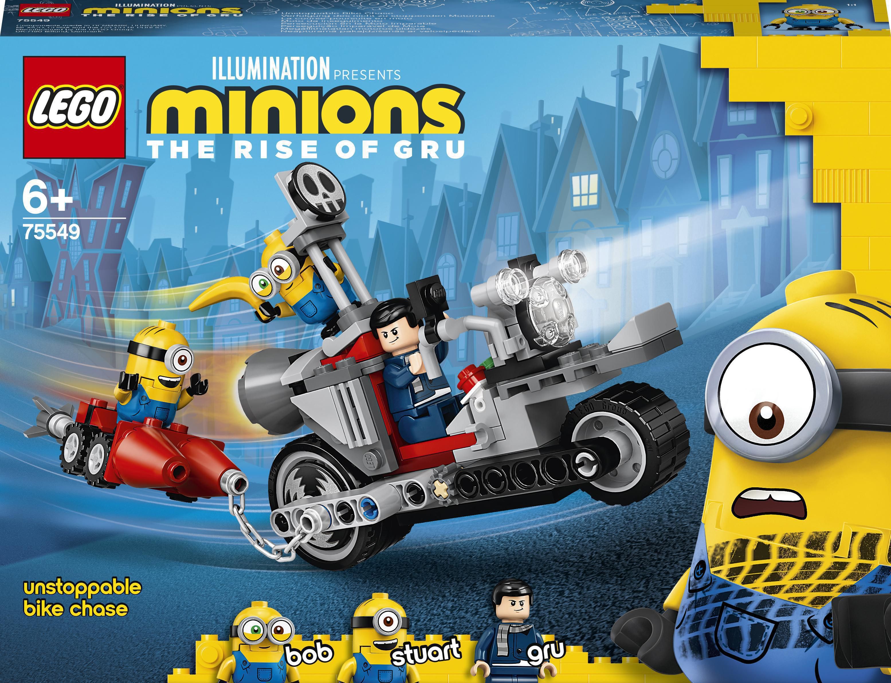 LEGO Minions Niepowstrzymany motocykl ucieka (75549)