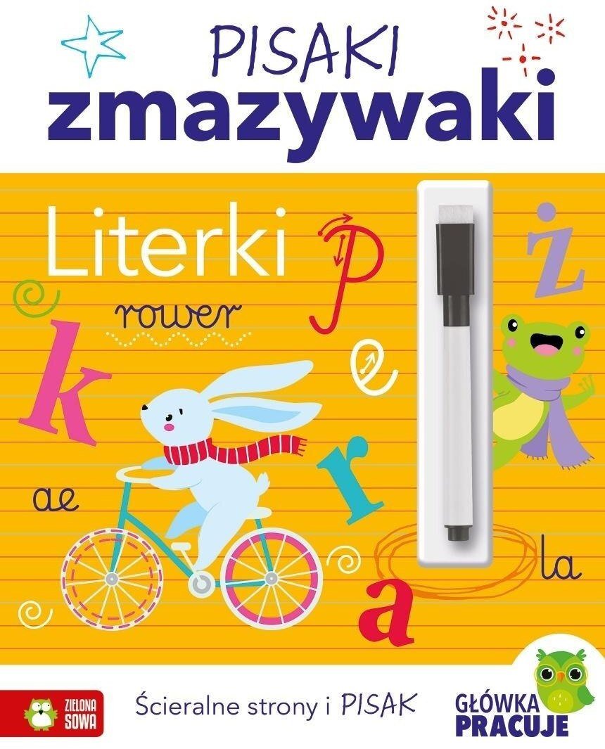 Zielona Sowa Pisaki zmazywaki. Literki
