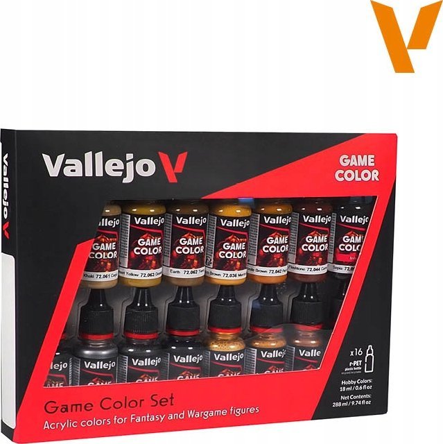 Vallejo : 72.189 - Game Color - Leather & Metal (8x18 ml)