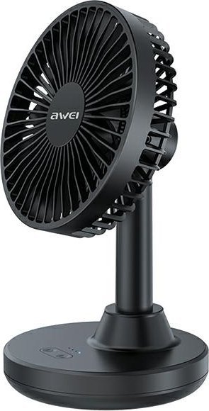 Wentylator Awei AWEI Mini Wiatrak biurkowy F29 czarny/black
